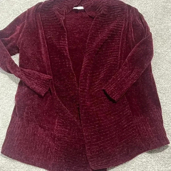 Women’s size small Seven7 chenille open front cardigan - Picture 2 of 6